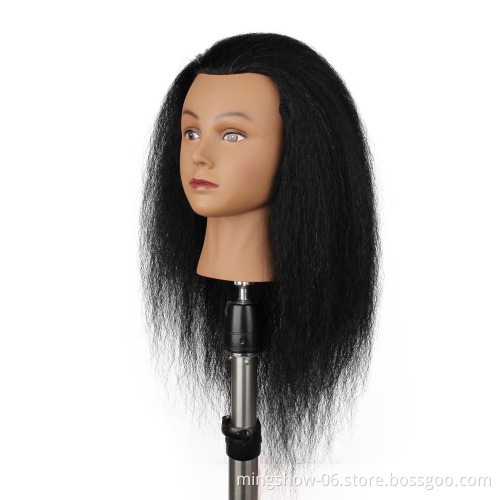Realistic female  manequin with hair real black afro mannequins hair  dummy